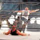 John Moxley and Kenny Omega participate in the wholesome event.